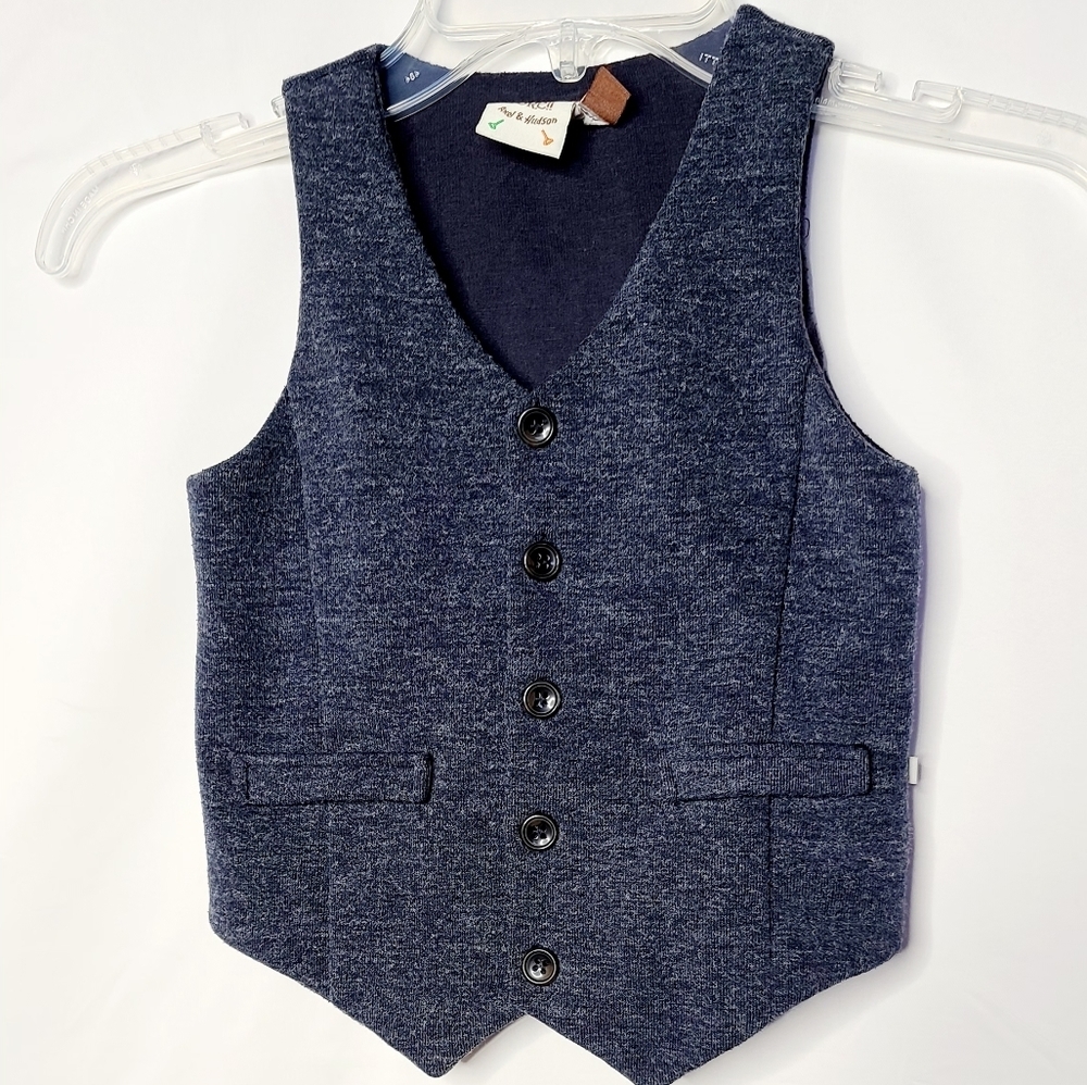 Boys Fore Axel & Hudson button down vest sz 3T